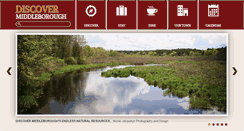 Desktop Screenshot of discovermiddleborough.com
